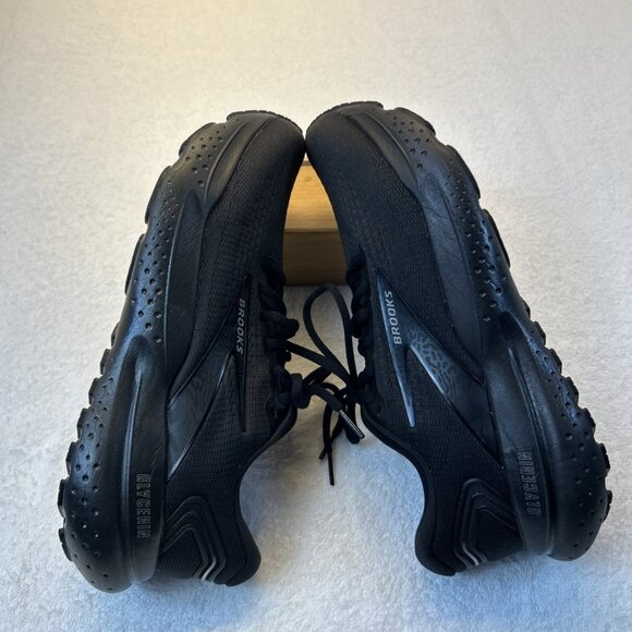 Brooks Glycerin 21 Running Shoe Black on Black Women SZ 10 Medium Excellent - Picture 5 of 9